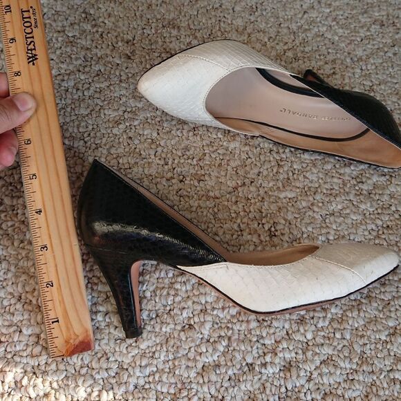 Loeffler Randall Embossed black and white Pumps size 6B - Picture 5 of 10